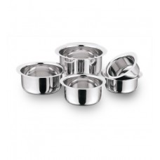 Deals, Discounts & Offers on Home Appliances - Kitchen Essentials Stainless Steel Patila Combo - Set Of 5