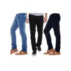 Deals, Discounts & Offers on Men Clothing - Stylox Set of 3 Denim-FA-CMBO