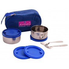 Deals, Discounts & Offers on Home & Kitchen - Aristo 250 ml Lunch pack with Blue Insulated bag