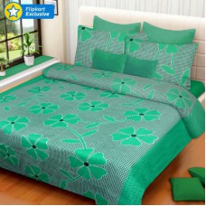 Deals, Discounts & Offers on Home Appliances - IWS Cotton Printed Double Bedsheet