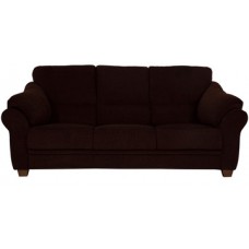 Deals, Discounts & Offers on Home Appliances - Zurich Delight Three Seater Sofa in Dark Brown Colour by Urban Living