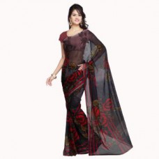 Deals, Discounts & Offers on Women Clothing - Sukuma Heavy Printed Georgette Saree