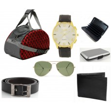 Deals, Discounts & Offers on Men - Fidato Mens Accessories Combo Of 6 @ Rs. 799
