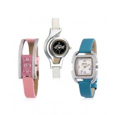 Deals, Discounts & Offers on Women - Set of Three Oleva OVD162 Women's Watches
