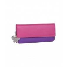 Deals, Discounts & Offers on Accessories - Butterflies Suave Pink & Purple Wallet