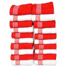 Deals, Discounts & Offers on Home Decor & Festive Needs - Vintana Red Cotton Face Towel