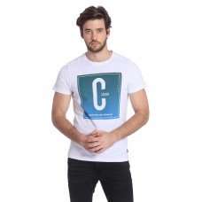 Jack & Jones White Half Sleeves T-Shirt Jack & Jones White Half Sleeves T-Shirt