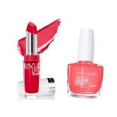 Deals, Discounts & Offers on Health & Personal Care - Maybelline Superstay 14 hour Lipstick & Get free Superstay Nail Color