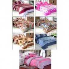 Deals, Discounts & Offers on Home Decor & Festive Needs - k decor set of 7 double bedsheets with 14 pillow covers