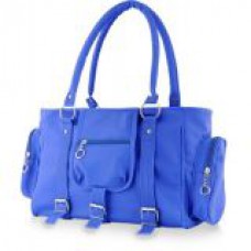 Deals, Discounts & Offers on Women - Chhavi Women's Casual Blue Color Handbag With 2 Compartment