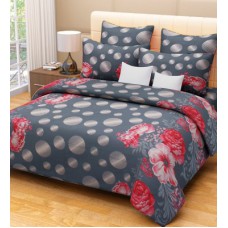 Deals, Discounts & Offers on Home Appliances - Home Candy Cotton Floral Double Bedsheet
