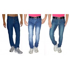 Deals, Discounts & Offers on Men Clothing - Flat 61% off on Mynte Pack of 3 Stretchable Denim