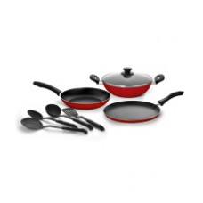 Deals, Discounts & Offers on Home Appliances - Pigeon Non-stick Cookware Gift Set- 8 Pcs