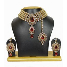 Deals, Discounts & Offers on Earings and Necklace - MoKanc Alloy Jewel Set offer