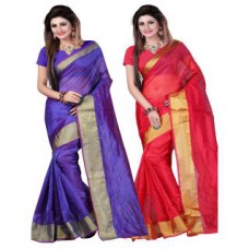 Deals, Discounts & Offers on Women Clothing - Leggas Multicolor Art Silk Saree