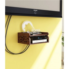 Deals, Discounts & Offers on Home Decor & Festive Needs - Home Sparkle Wall Mount Set Top Box & Remote Holder