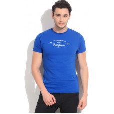 Deals, Discounts & Offers on Men Clothing - Pepe Jeans Solid Men's Round Neck T-Shirt