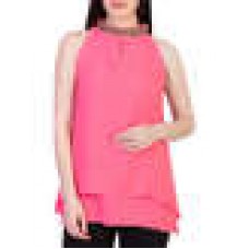 Deals, Discounts & Offers on Women Clothing - pink polycotton top offer