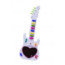 Deals, Discounts & Offers on Baby & Kids - Scrazy White Plastic Musical Guitar