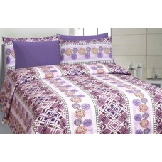 Deals, Discounts & Offers on Home Decor & Festive Needs - CURL UP Cotton Printed Queen sized Double Bedsheet