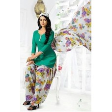 Deals, Discounts & Offers on Women Clothing - Elegant Crepe Printed Unstitched Dress Material Suit