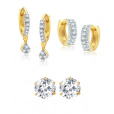 Deals, Discounts & Offers on Women - Jewels Galaxy Combo Of Fancy AD Earrings