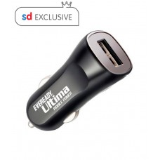 Deals, Discounts & Offers on Home Decor & Festive Needs - Eveready 2.1 A USB Car Charger - Black - Fast Charging for All Mobile Phones