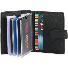 Deals, Discounts & Offers on Accessories - Hide & Sleek Soft Leather Credit 20 Card Holder