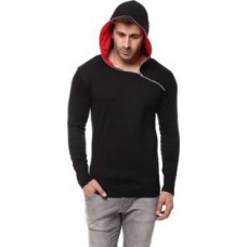 Deals, Discounts & Offers on Men Clothing - Gritstones Solid  Hooded T-Shirt