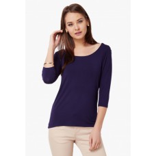 Deals, Discounts & Offers on Women Clothing - CODE Solid Round Neck Top
