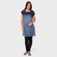 Deals, Discounts & Offers on Women Clothing - MELANGE Embroidered Round Neck