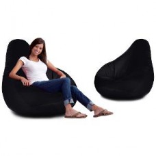 Deals, Discounts & Offers on Furniture - Story @ Home Faux Leather Bean Bag Cover