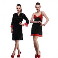 Deals, Discounts & Offers on Women Clothing - Flat 67% off on Belle Nuits Poly Satin Nighty