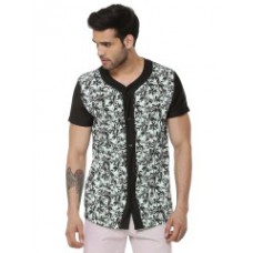 Deals, Discounts & Offers on Men Clothing - Tropical Printed Baseball Shirt