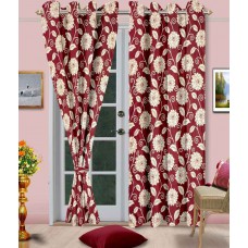 Deals, Discounts & Offers on Home Appliances - Homefab India Set of 2 Door Eyelet Curtains