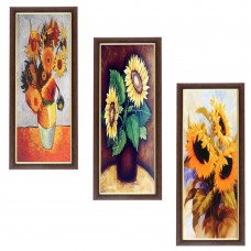Deals, Discounts & Offers on Home Decor & Festive Needs - Flat 65% off on Wens Sun Flower MDF Wall Art 