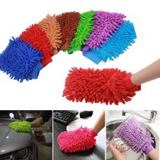 Deals, Discounts & Offers on Accessories - Double Sided Micro fiber Premium Wash Mitt Gloves - Set of 2