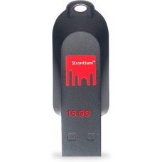 Deals, Discounts & Offers on Computers & Peripherals - Strontium Pollex 16GB USB Pen Drive (Black/Red)