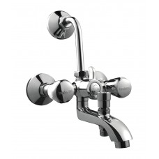 Deals, Discounts & Offers on Home Decor & Festive Needs - Hindware 3 in 1 Wall Mixer Long Bend Pipe F330022CP