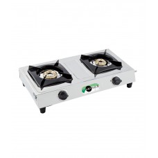 Deals, Discounts & Offers on Home & Kitchen - Black Pearl Plasma Double Burner Stainless Steel Gas Stove