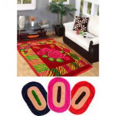 Deals, Discounts & Offers on Home Appliances - HandloomTrendz Polyester Quilted Carpet 
