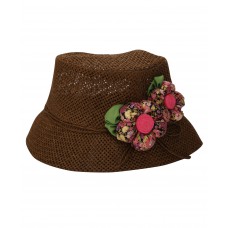 Deals, Discounts & Offers on Baby & Kids - De Berry Bucket Hat With Flower Applique