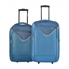 Deals, Discounts & Offers on Travel - Safari Small & Medium Blue Victory 2 Wheel Soft Luggage