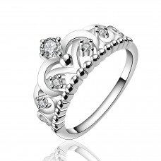Deals, Discounts & Offers on Women - Chimes Royal Crown Austrian Crystal Plated Ring