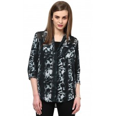 Deals, Discounts & Offers on Women Clothing - Flat  50% off on Trend Poly geoegette Daisy Shirt-Multi