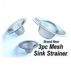Deals, Discounts & Offers on Home & Kitchen - Flat 40% off on 3pc Stainless Steel Mesh Sink Strainer