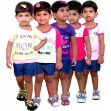 Deals, Discounts & Offers on Kid's Clothing - Gkidz Printed  Round Neck  T-Shirt