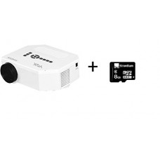 Deals, Discounts & Offers on Electronics - Vox 150 lm LED Corded Portable Projector With 8GB SD Card COMBO
