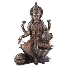 Deals, Discounts & Offers on Home Decor & Festive Needs - 8" Hindu Goddess Lakshmi Statue - Laxmi Showpiece 