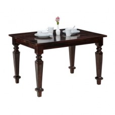 Deals, Discounts & Offers on Furniture - Get flat 50% Off In Houz Rq Mahava Six Seater Dining Table Mahogany